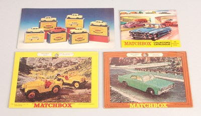 Lot 351 - Matchbox Regular Wheels 2 x Fred Bronner Jigsaws, 1964 International Catalogue & 1992 Postcard