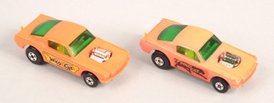 Lot 372 - Matchbox Superfast 2 x 8b Ford Mustang Wildcat Dragster