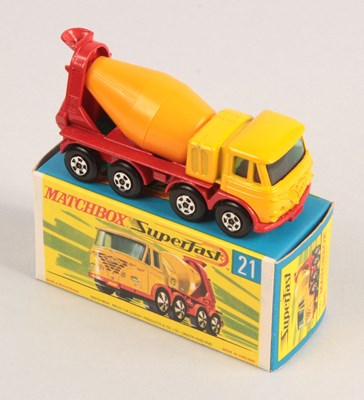 Lot 405 - Matchbox Superfast 21a Foden Concrete Mixer WITH LIGHT YELLOW CAB