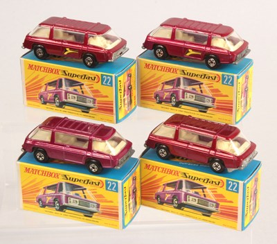 Lot 406 - Matchbox Superfast 4 x 22b Freeman Inter City Commuter Variations