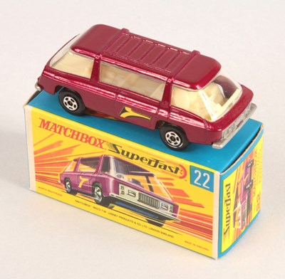 Lot 407 - Matchbox Superfast 22b Freeman Inter City Commuter WITH RARE SILVER PAINTED BASE