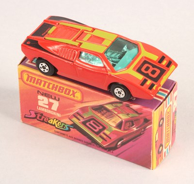 Lot 413 - Matchbox Superfast 27b Lamborghini Countach WITH RARE BARE METAL BASE