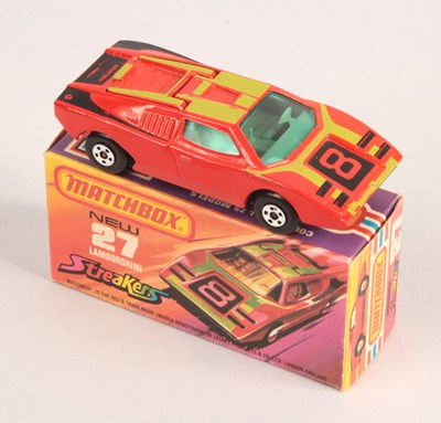 Lot 414 - Matchbox Superfast 27b Lamborghini Countach WITH RARE KHAKI GREY INTERIOR