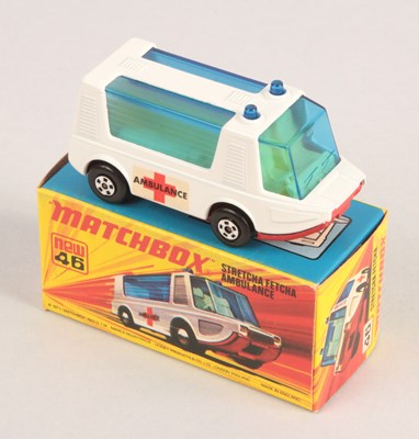 Lot 456 - Matchbox Superfast 46b Stretcha Fetcha Ambulance WITH RARE 5-SPOKE WHEELS