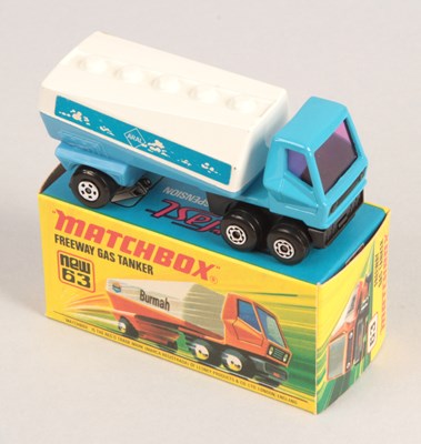 Lot 488 - Matchbox Superfast 63b Freeway Gas Tanker German Export Issue "Aral"