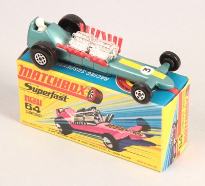 Lot 495 - Matchbox Superfast 64b Slingshot Dragster WITH RARE RACING NUMBER 3 NOSE LABEL