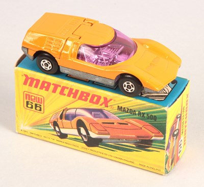 Lot 496 - Matchbox Superfast 66b Mazda RX500 WITH RARE BARE METAL BASE