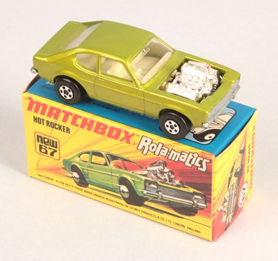 Lot 497 - Matchbox Superfast 67b Ford Capri Hot Rocker WITH RARE SILVER PAINTED BASE