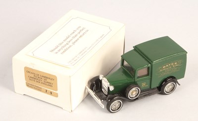 Lot 522 - Matchbox Models of Yesteryear Creaks of Camberley Code 3 Y-22 Ford Model A Van "Bates Hatter"