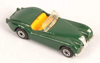 Lot 559 - Matchbox Superfast 22e Jaguar XK120 FACTORY PRE-PRODUCTION COLOUR TRIAL GREEN BODY