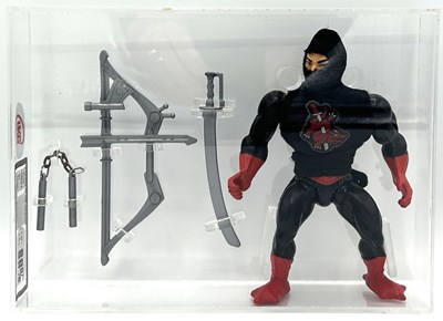 Lot 121 - Mattel Vintage Masters of the Universe Ninjor Series 6 1987 No COO - UKG Graded 80% 80/85.