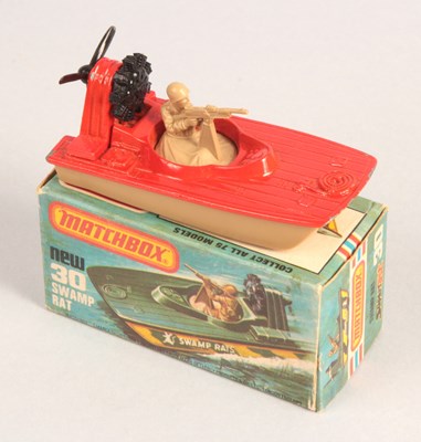 Lot 577 - Matchbox Superfast 30c Swamp Rat Air Boat FACTORY PRE-PRODUCTION COLOUR TRIAL