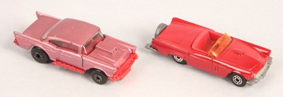 Lot 633 - Matchbox Superfast Pair of American Cars 4d '57 Chevy & 42d 1957 Ford Thunderbird