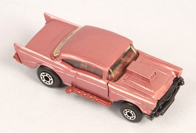Lot 634 - Matchbox Superfast Pair 4d '57 Chevy FACTORY PRE-PRODUCTION COLOUR TRIAL